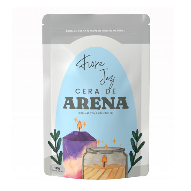 Cera de Arena Blanca Granulada – Orgánica y de Origen Vegetal (Cera Nieve)