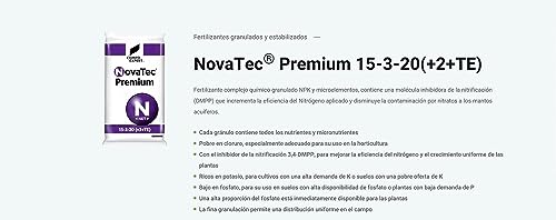NovaTec® Premium 15-3-20(+2+TE) Nitrofoska Morada de nutrición Integral y Gran Calidad