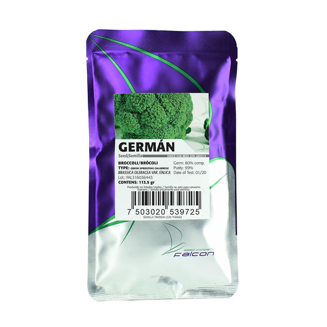 Semilla de brócoli, tipo green sprouting, de polinización libre, tolerante al frío, cosecha 60-80 días, 1/4 de libra con miles de semillas