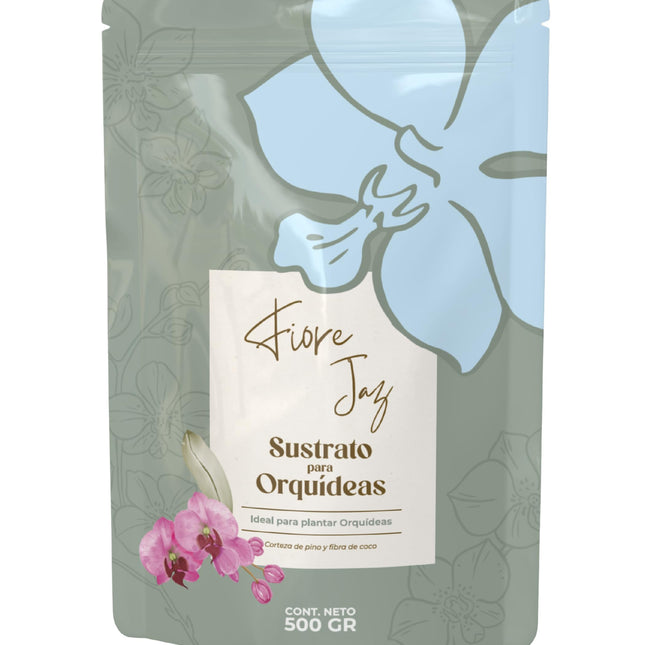 Sustrato para Orquideas de Fibra de Coco con Corteza de Pino Natural 500gr