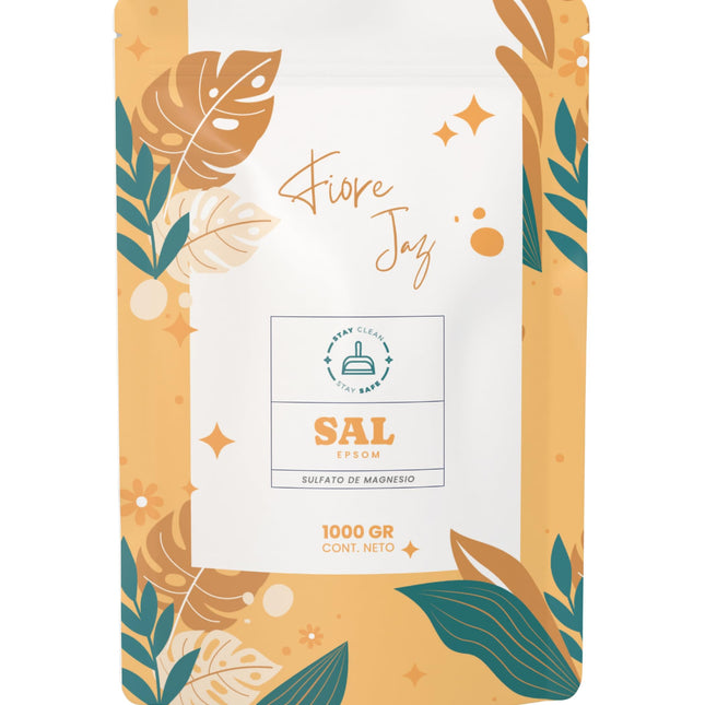 Sal De Epsom - 100% Natural, Neutral - Sulfato de magnesio, sin aroma - (Grado Alimenticio)