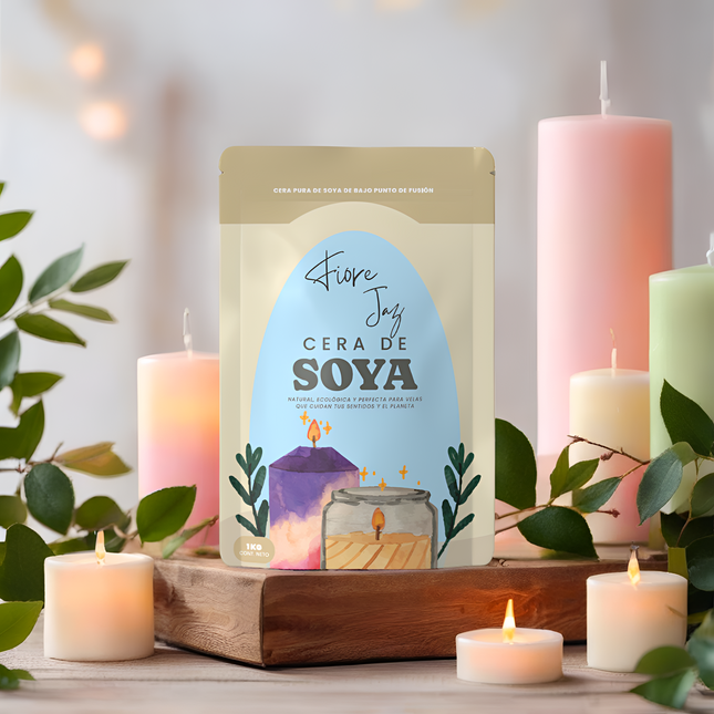 Cera de soya de bajo punto de fusión para masajes y velas decorativas