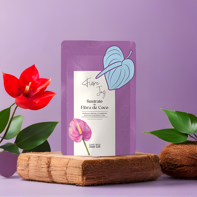 Fibra de Coco Natural - Sustrato para Plantas de 350 Gr