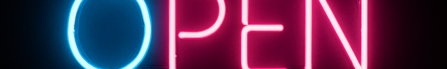 una pero solo con el open en neon